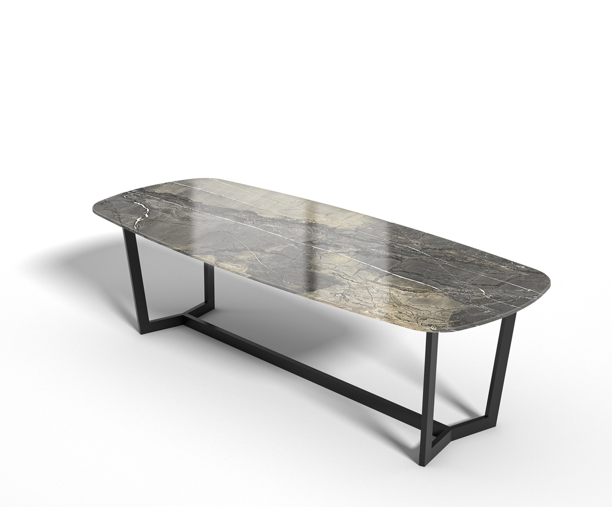 Silver Roots Dark marmer - Eettafel